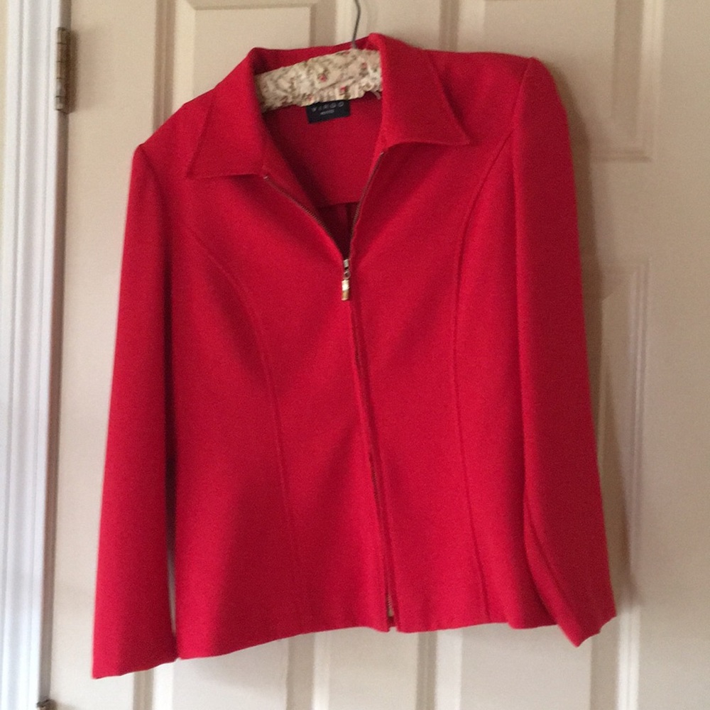 Red blazer